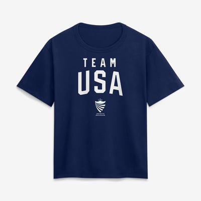Team USA Women's Summer Games Artistic Swimming T-Shirt - Navy